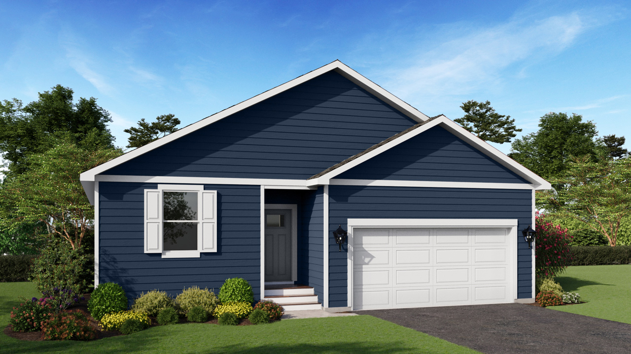Exterior elevation of the Cali plan in Shakopee, Minnesota.