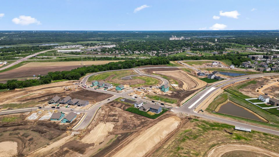 Aerial photos of Bluff View in Shakopee, Minnesota.
