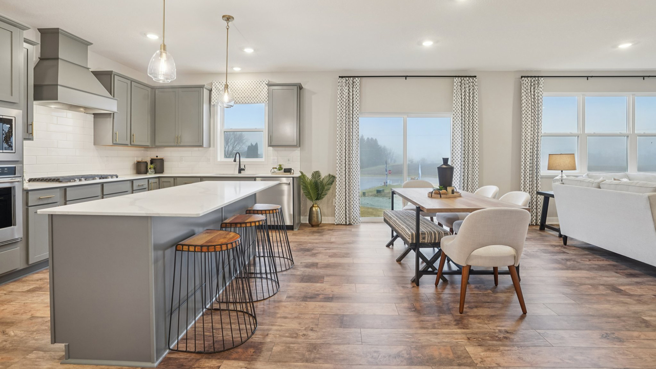 Kitchen and dinette.