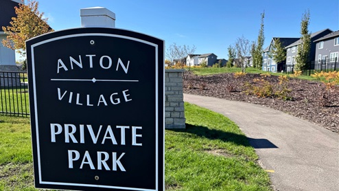 Anton Village has a community park!