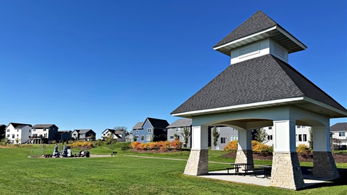 Community park in St Michael, Minnesota.