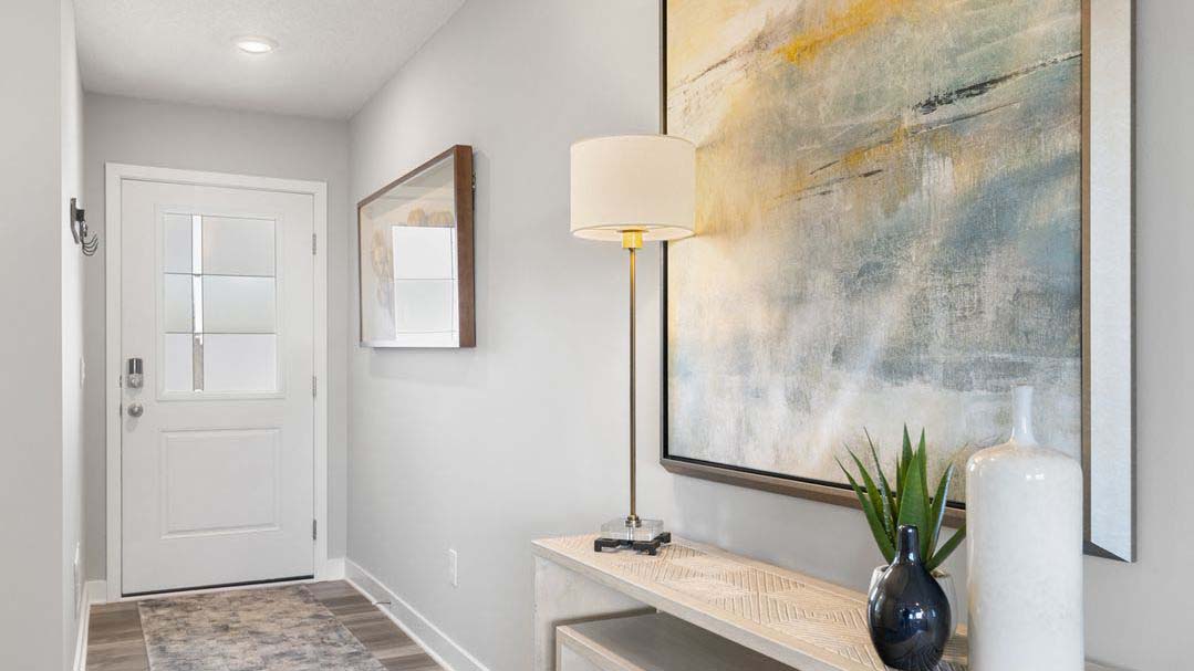 Entry area at front of home.