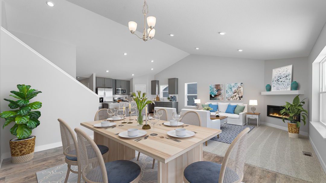 Dining and main levle.