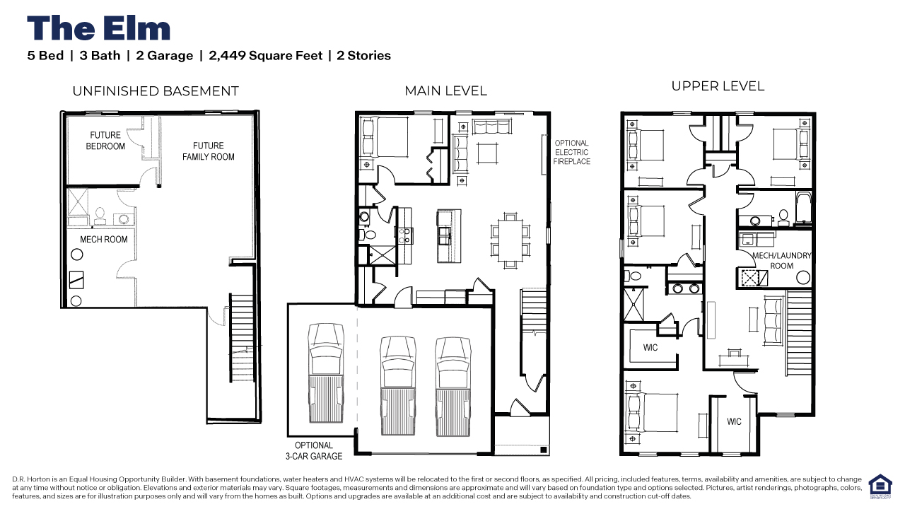 Elm with an unfinished basement.