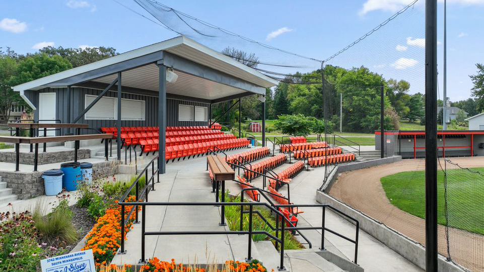 Ballpark near Cannon Ridge in Dundas which is situated along the river at Memorial Park.