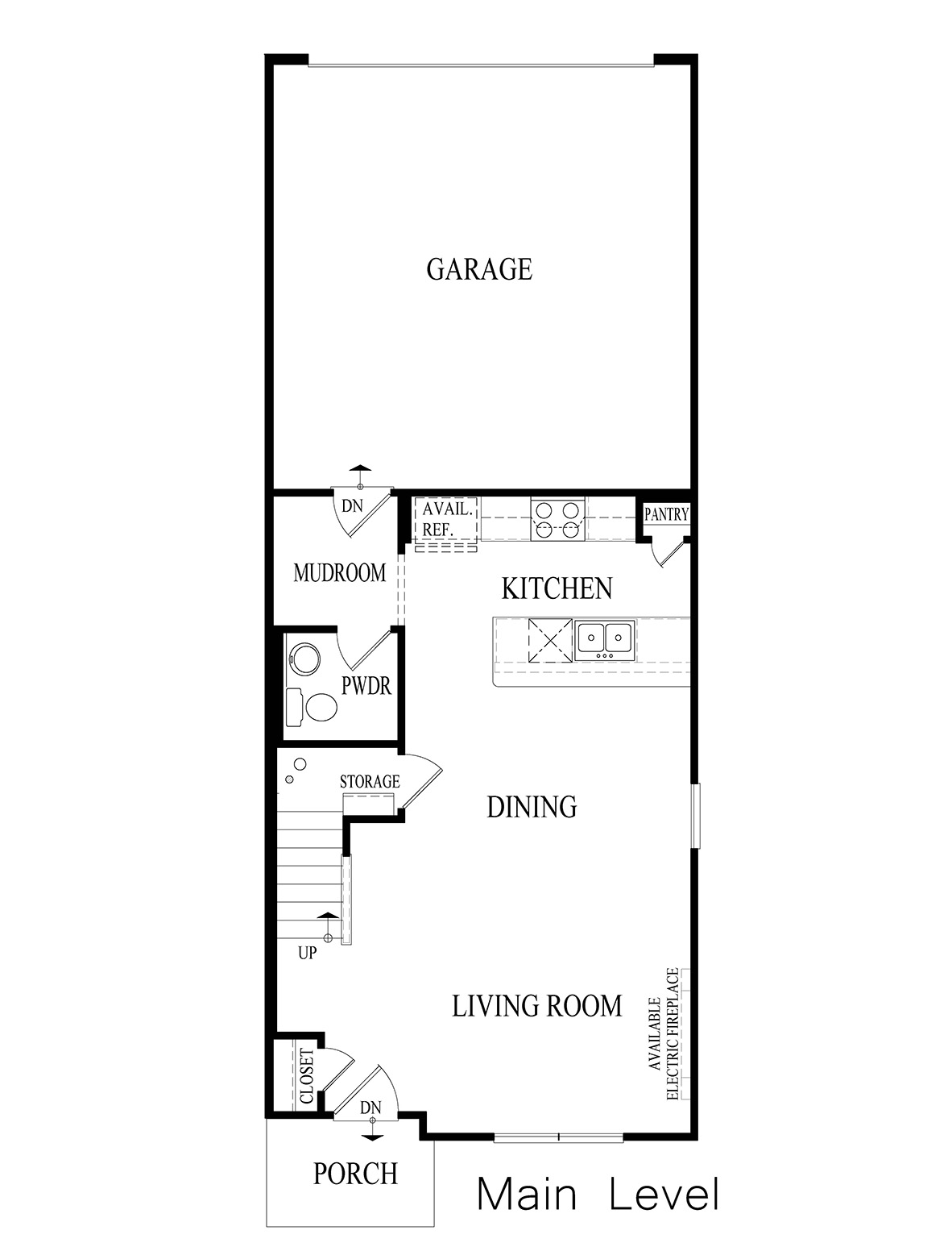 main level norfolk floorplan layout