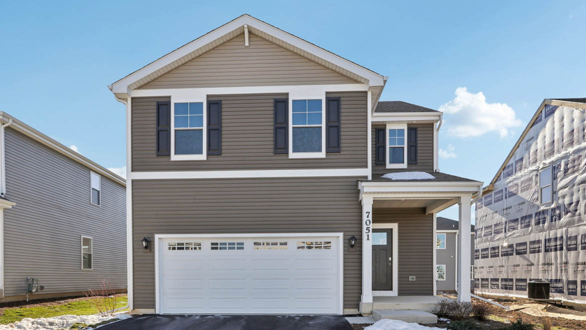 Exterior photo of two story sloan home