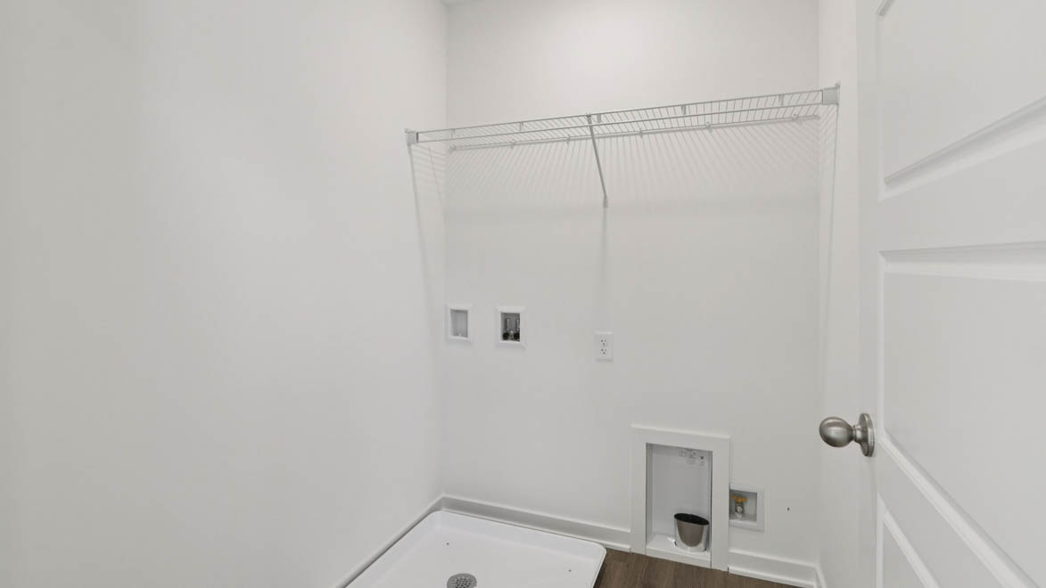 Upstairs laundry room