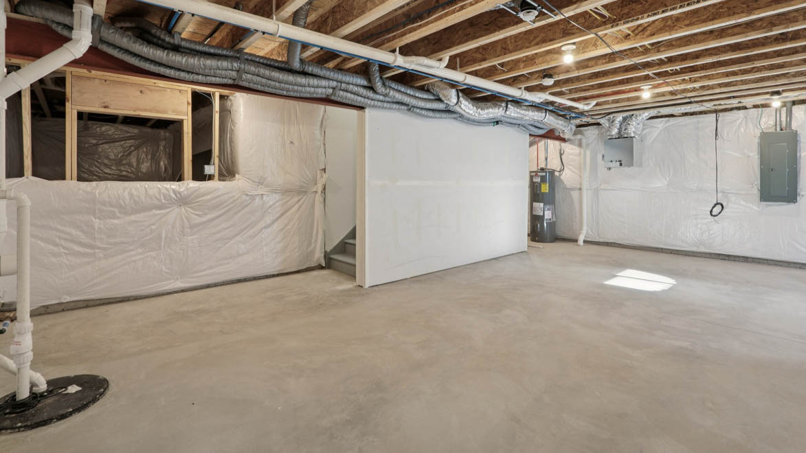 Full unfinished basement