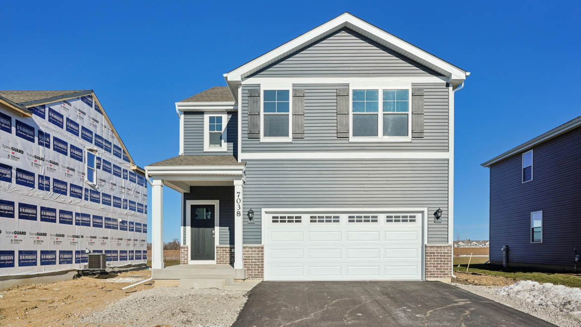 Exterior photo of two story Hudson home