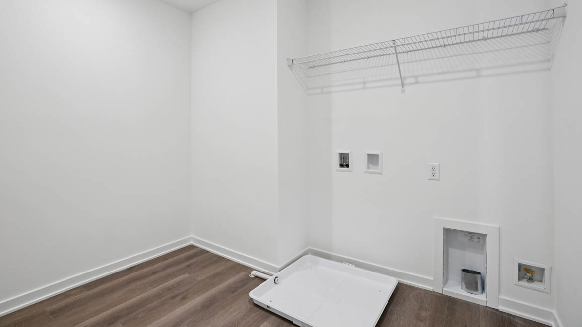 Upstairs laundry room