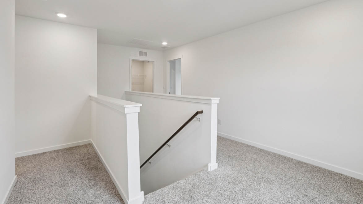 Upstairs fully carpeted