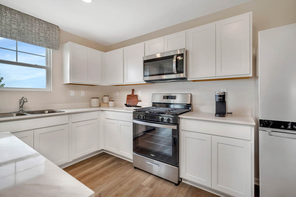 kitchen with stainless steel appliances