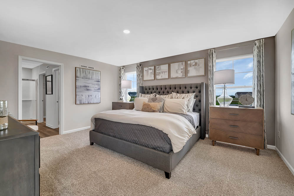 primary room with attached full bathroom