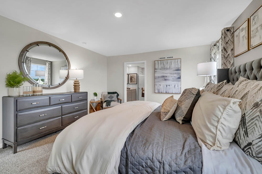 spacious primary room