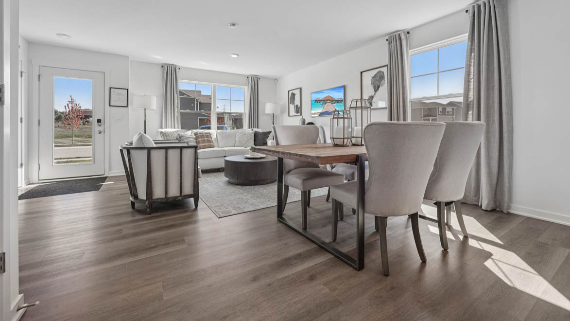 open concept living room