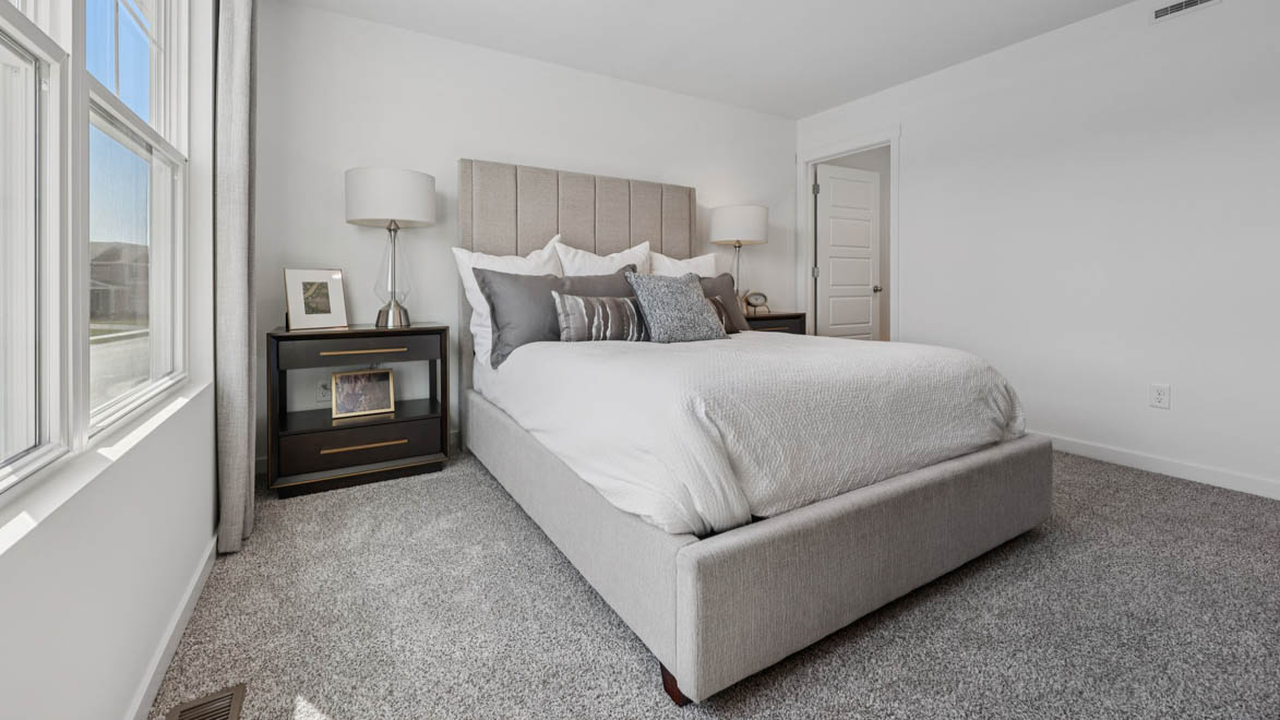 Primary bedroom with connecting ensuite