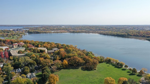 Lake view of Madison Wisconsin
