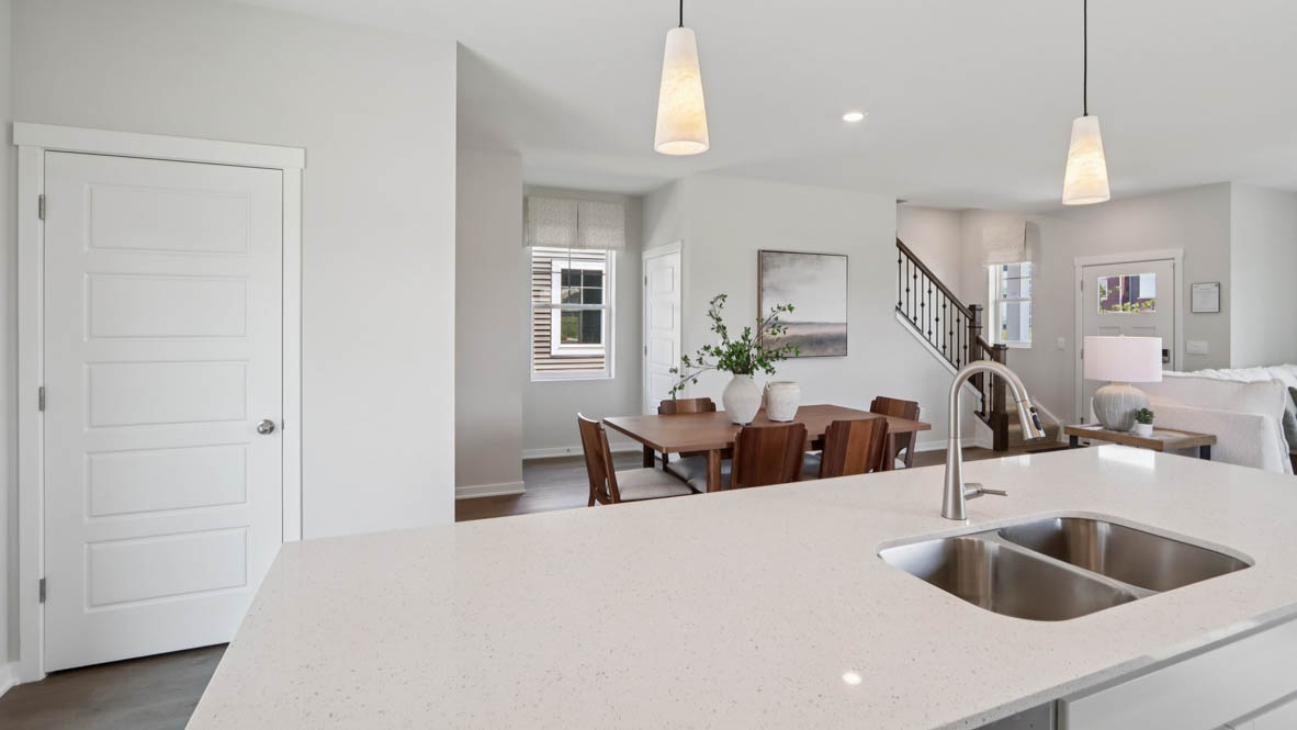 Interior kitchen with center island
