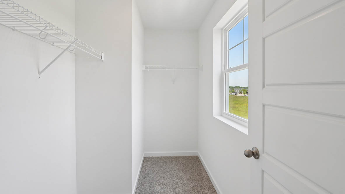 Interior walk-in closet
