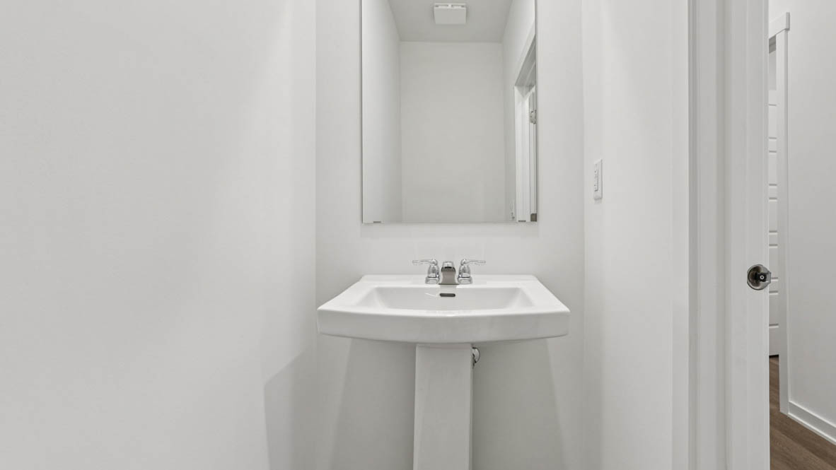 Powder room on main level