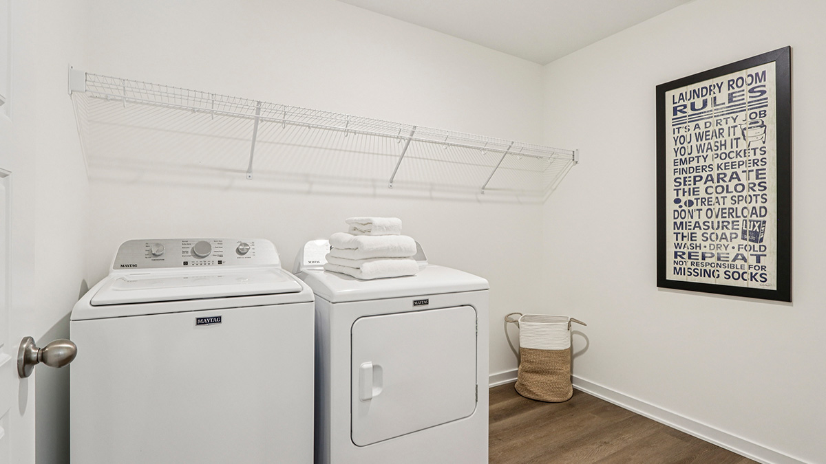 laundry area