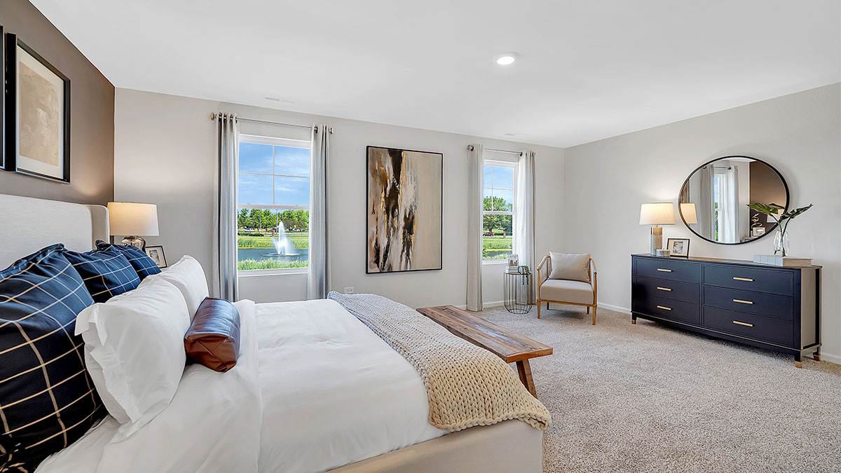 primary bedroom with connecting en suite