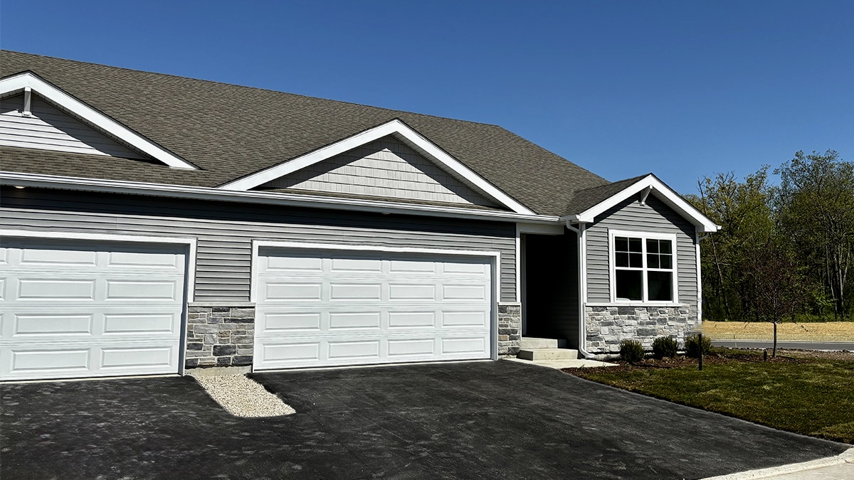 exterior of ranch townhome
