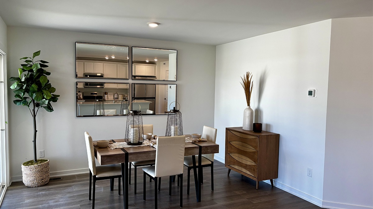 bump out dining room with lots of natural light