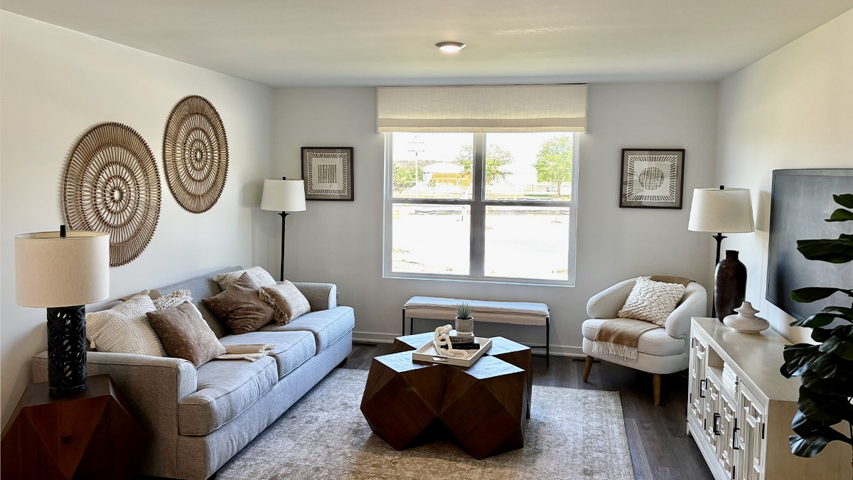 spacious living area