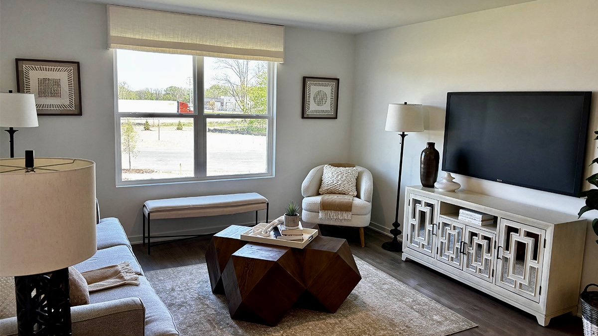 spacious living area