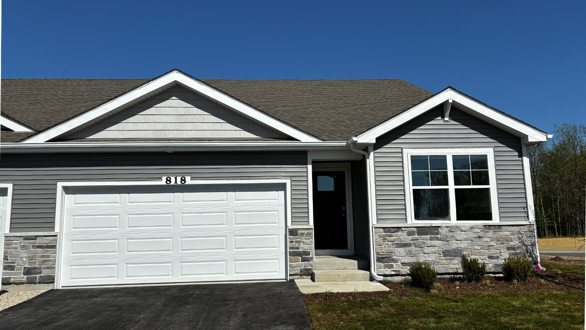 exterior of ranch townhome