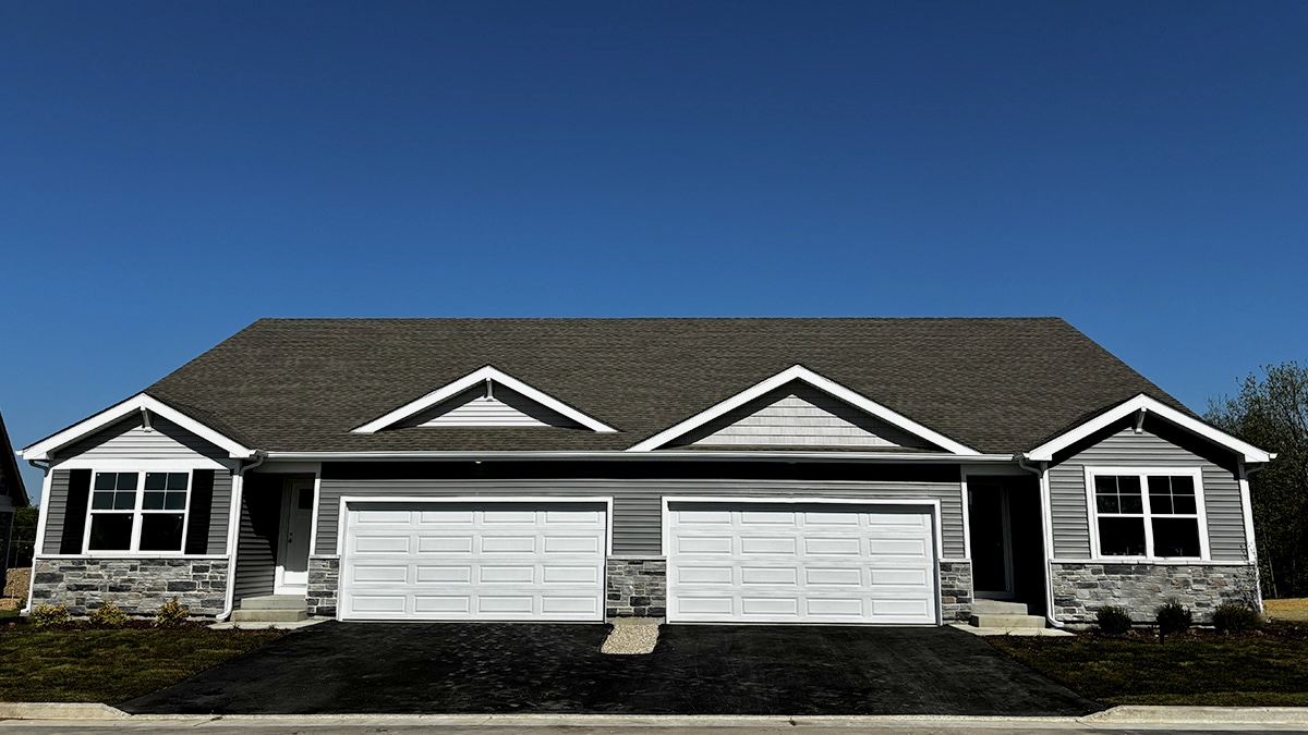 exterior of ranch townhome