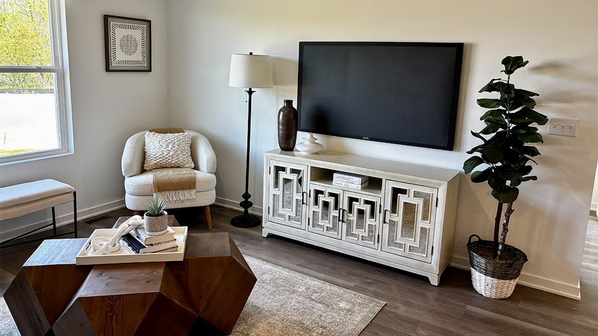 spacious living area