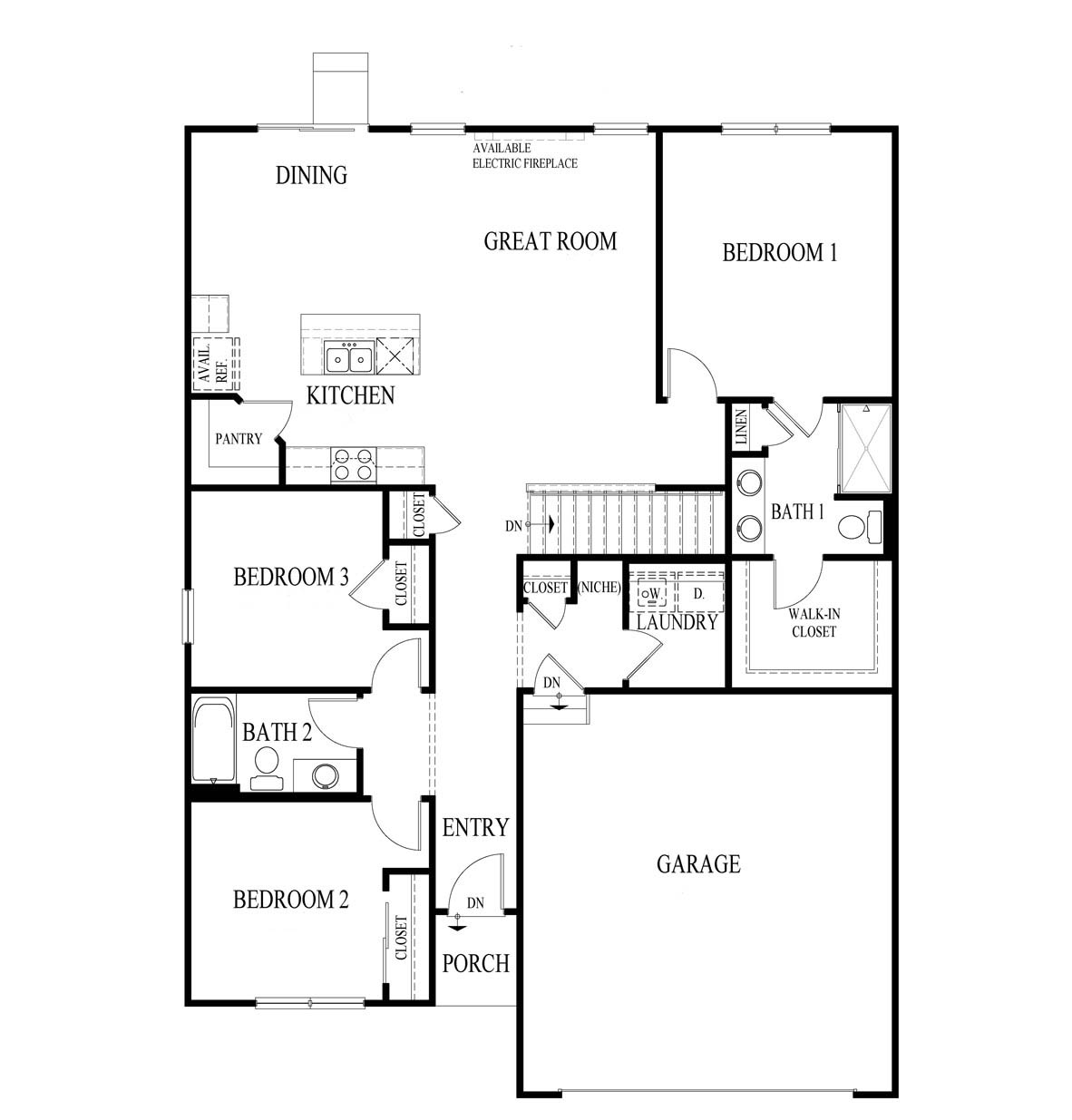 harmony ranch plan first floor