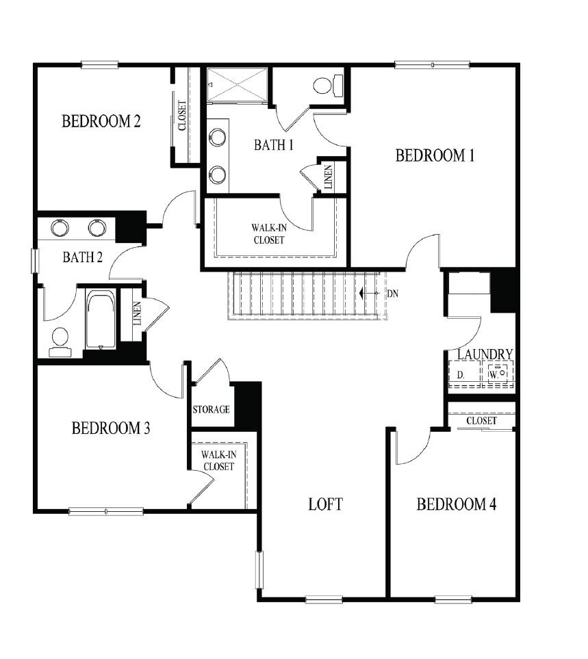 Henley second floor layout