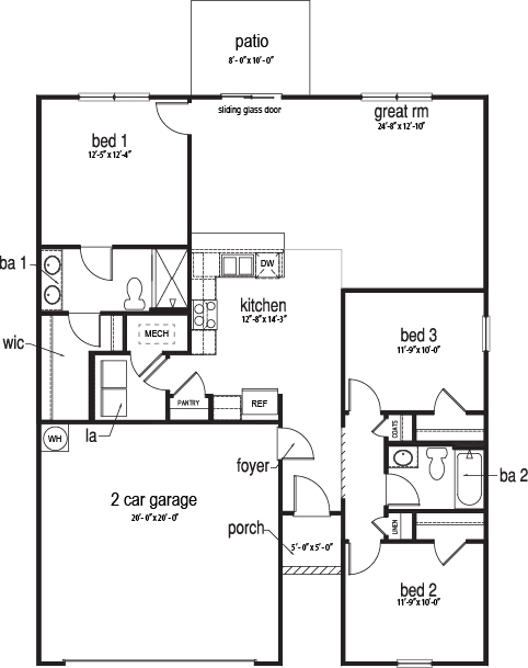 Macon floor plan