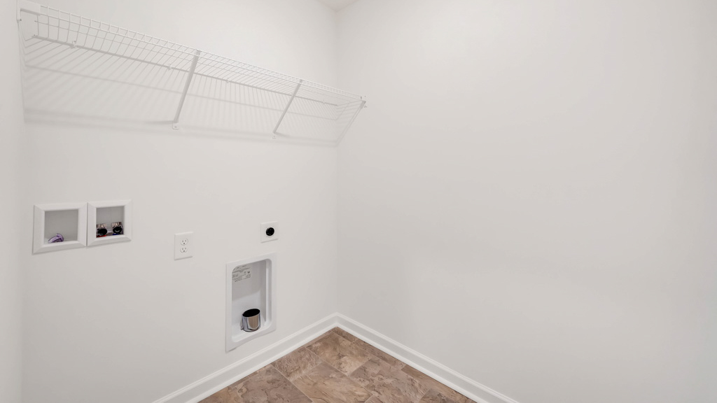laundry room with washer and dryer connections