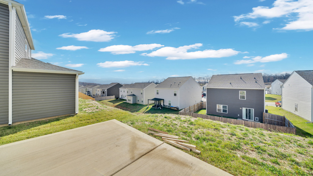 open back patio area and year