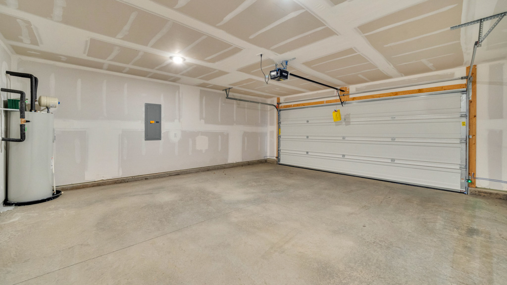 spacious garage