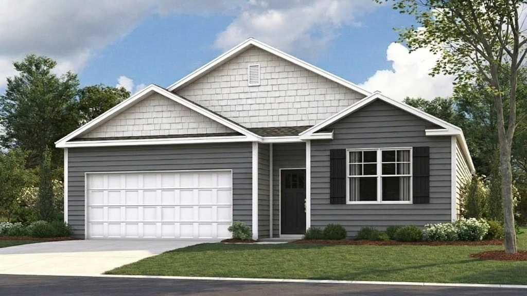 Cali plan front home elevation