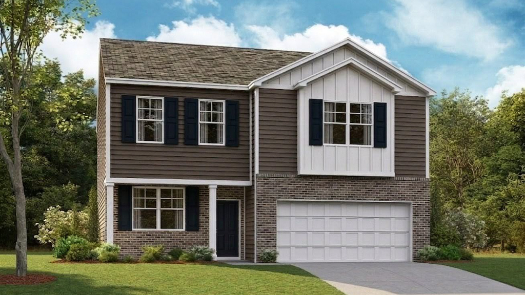 Penwell plan front home elevation