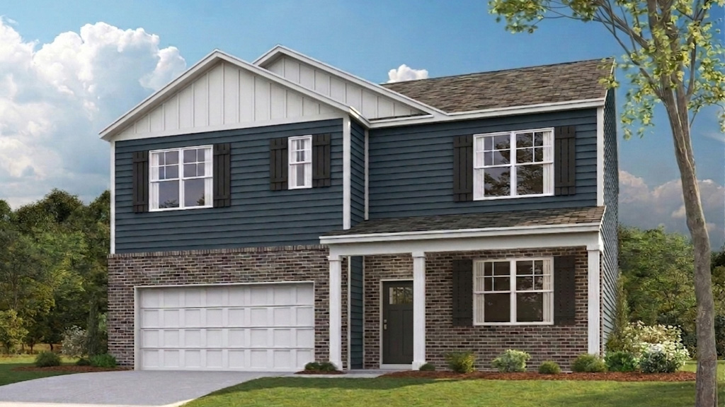 Hayden plan front home elevation
