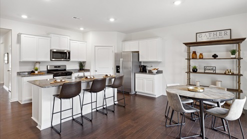 Kitchen with informal dining