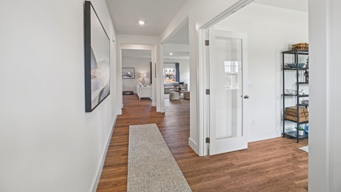 Interior foyer and hallway