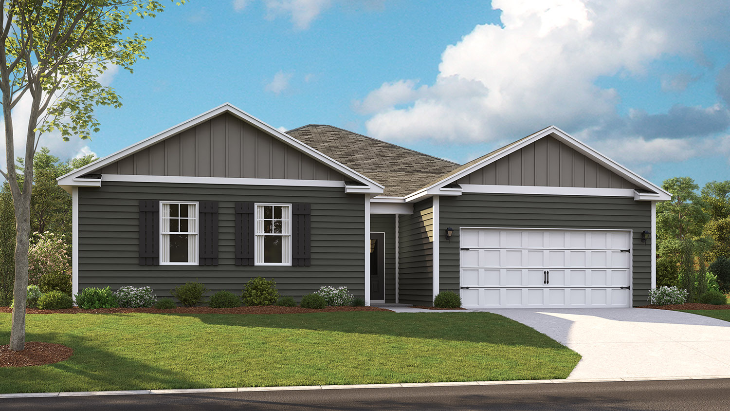 Denton A plan home exterior