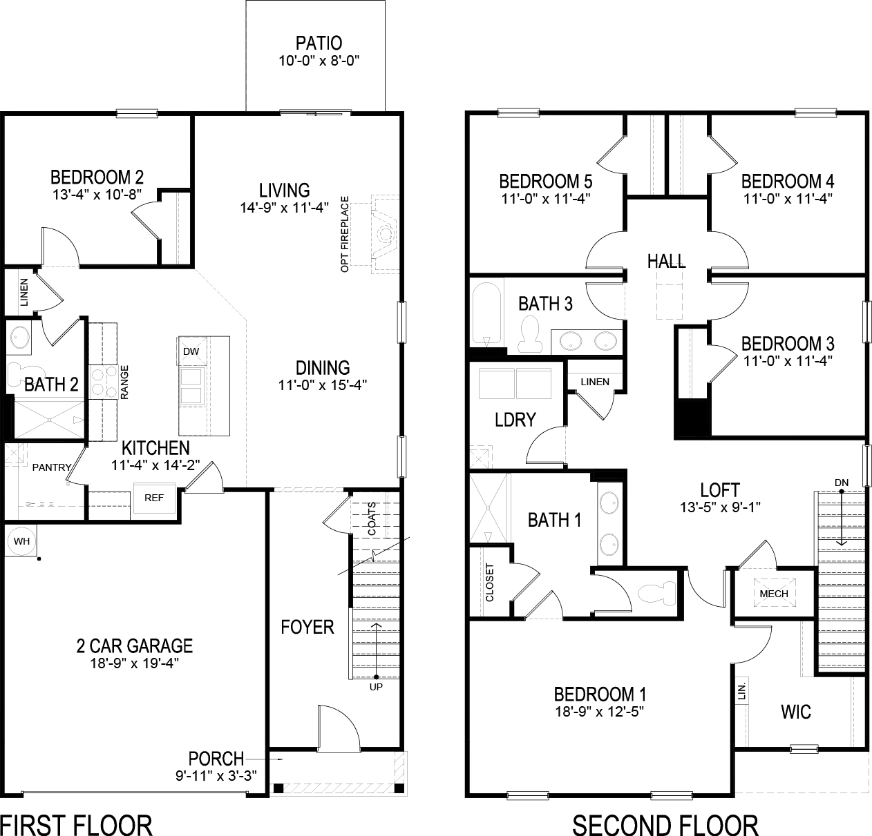 Robie floor plan