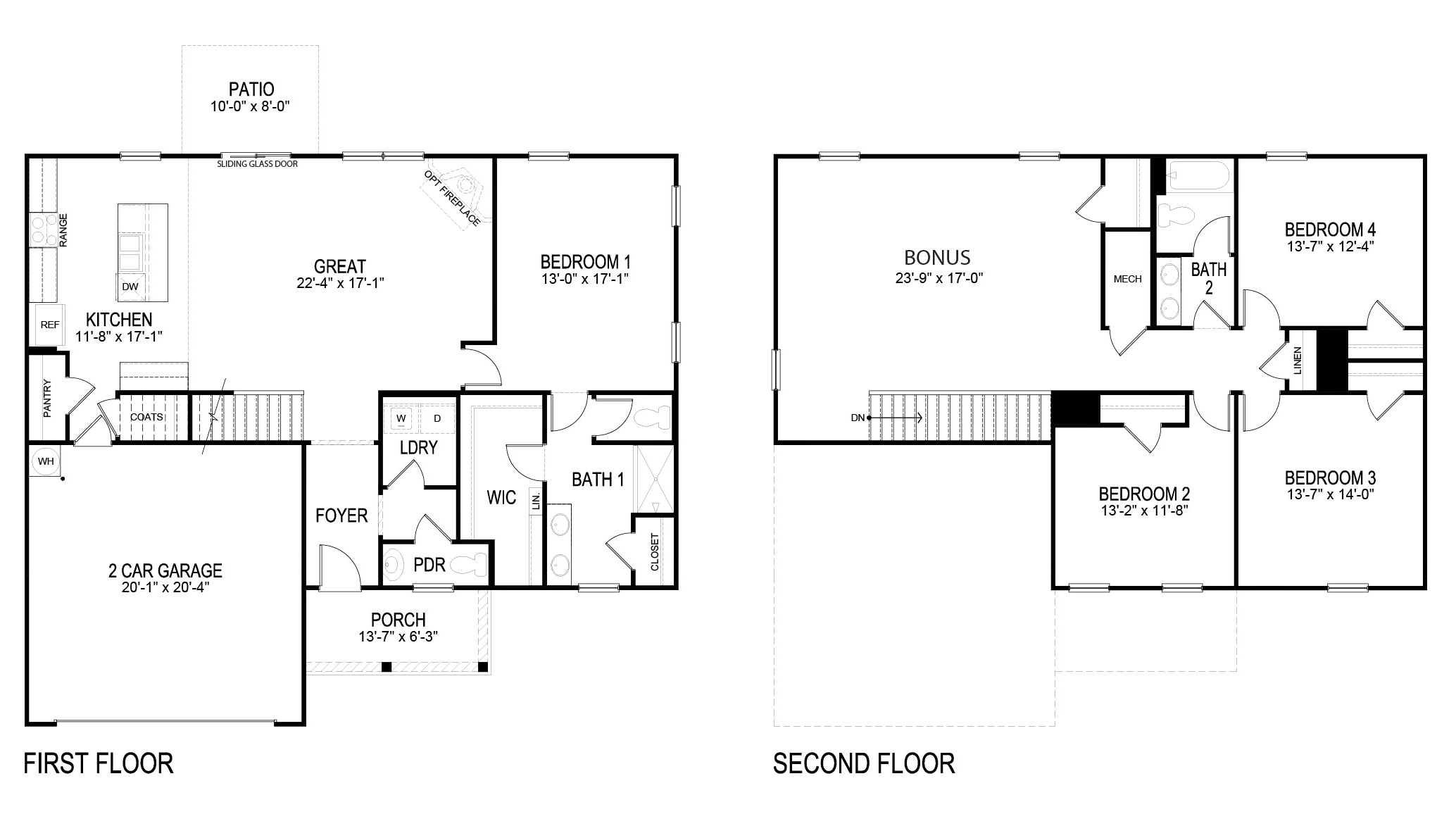 Fairview floor plan