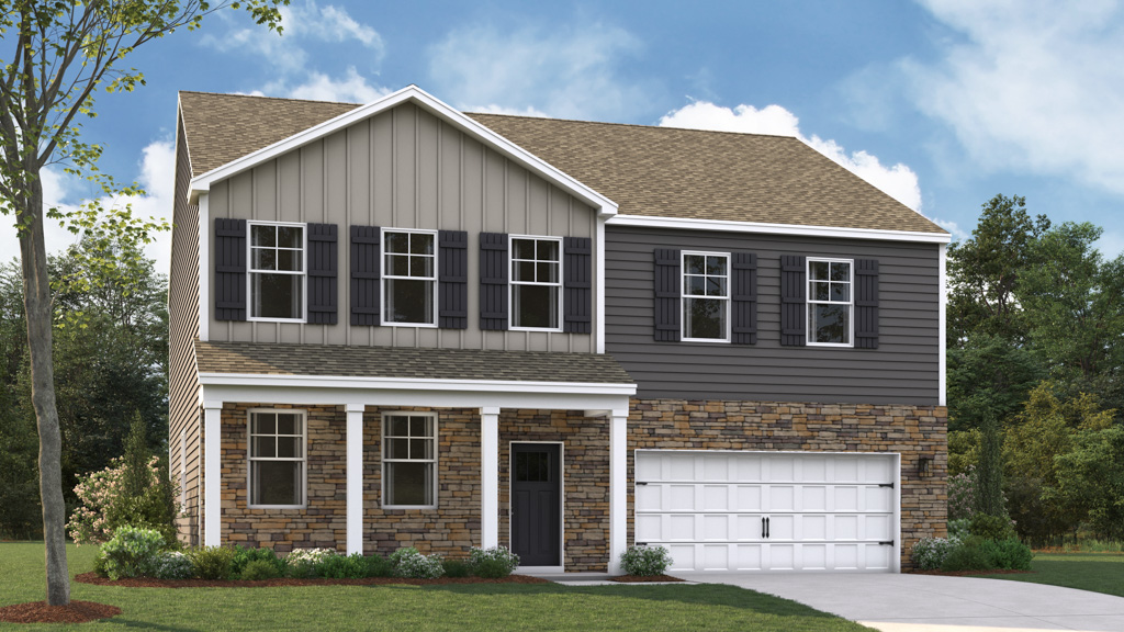 Richland front home elevation