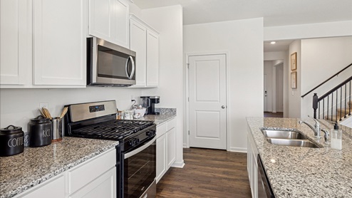 Kitchen with stove